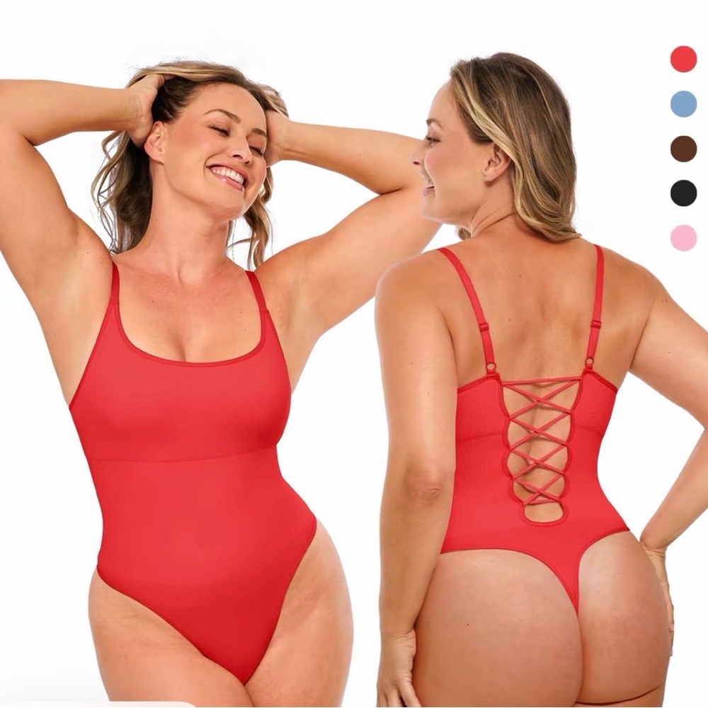 NIP Shapellx AirFlex All Day Comfort with Adaptable Shoulder Band Bodysuit XS/S